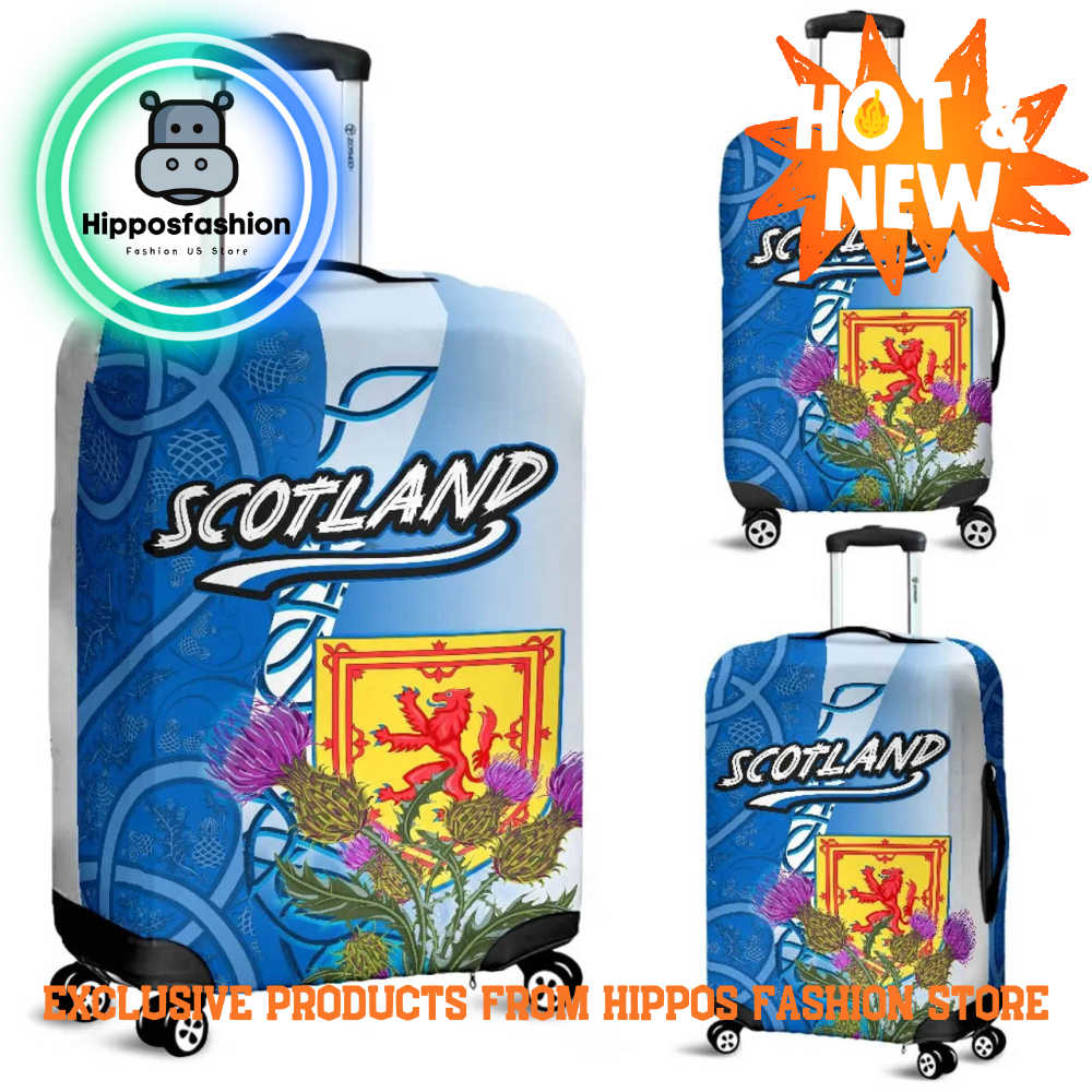 Scotland Celtic Scotland Thistle Luggage Cover NNNON.jpg