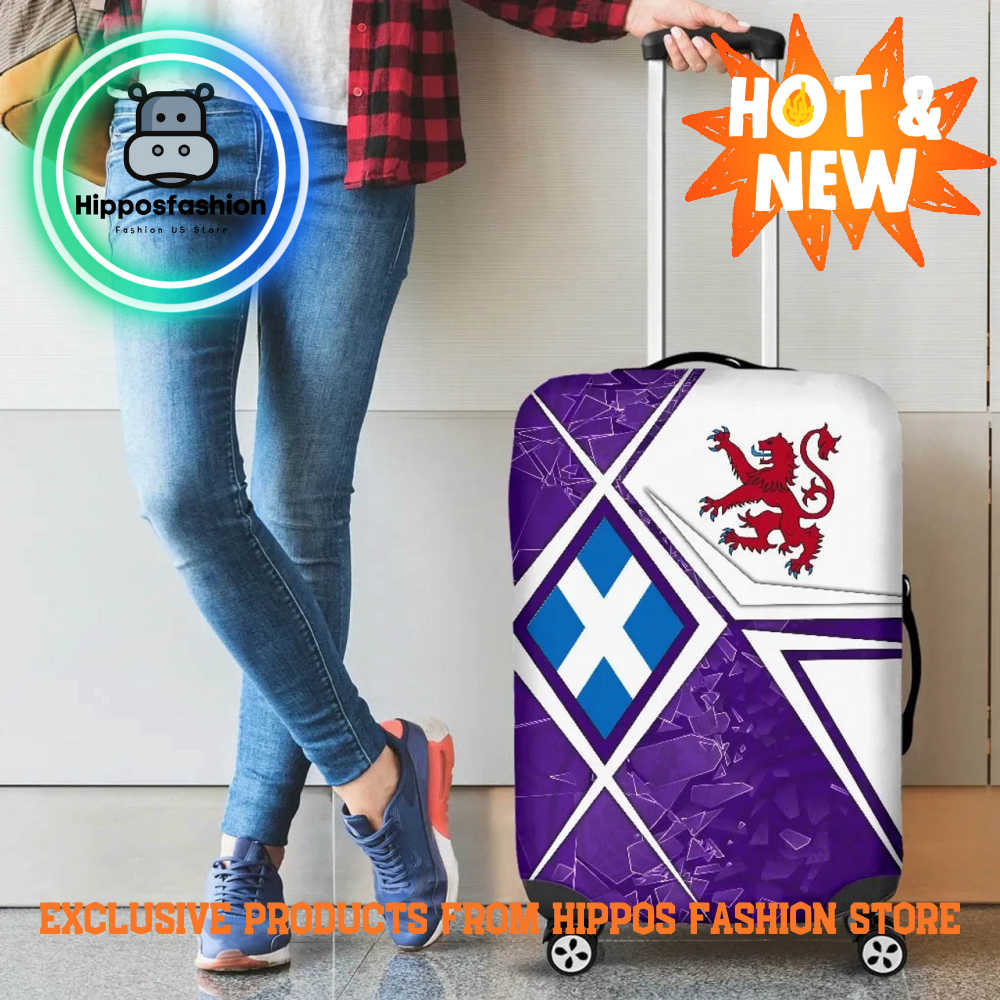 Scotland Celtic Scottish Legend Purple Luggage Cover hhlO.jpg