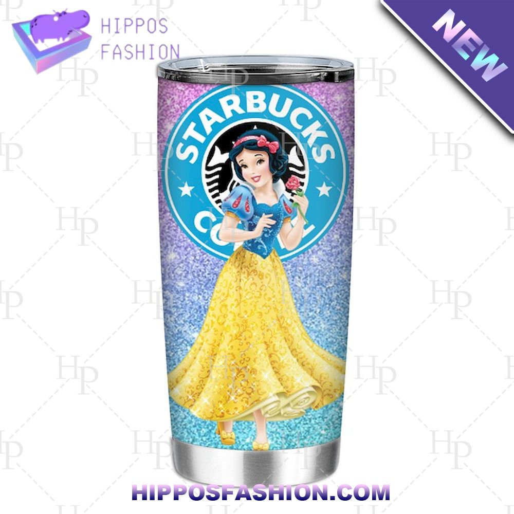 Snow White Princesses Starbucks Coffee Disney Tumbler
