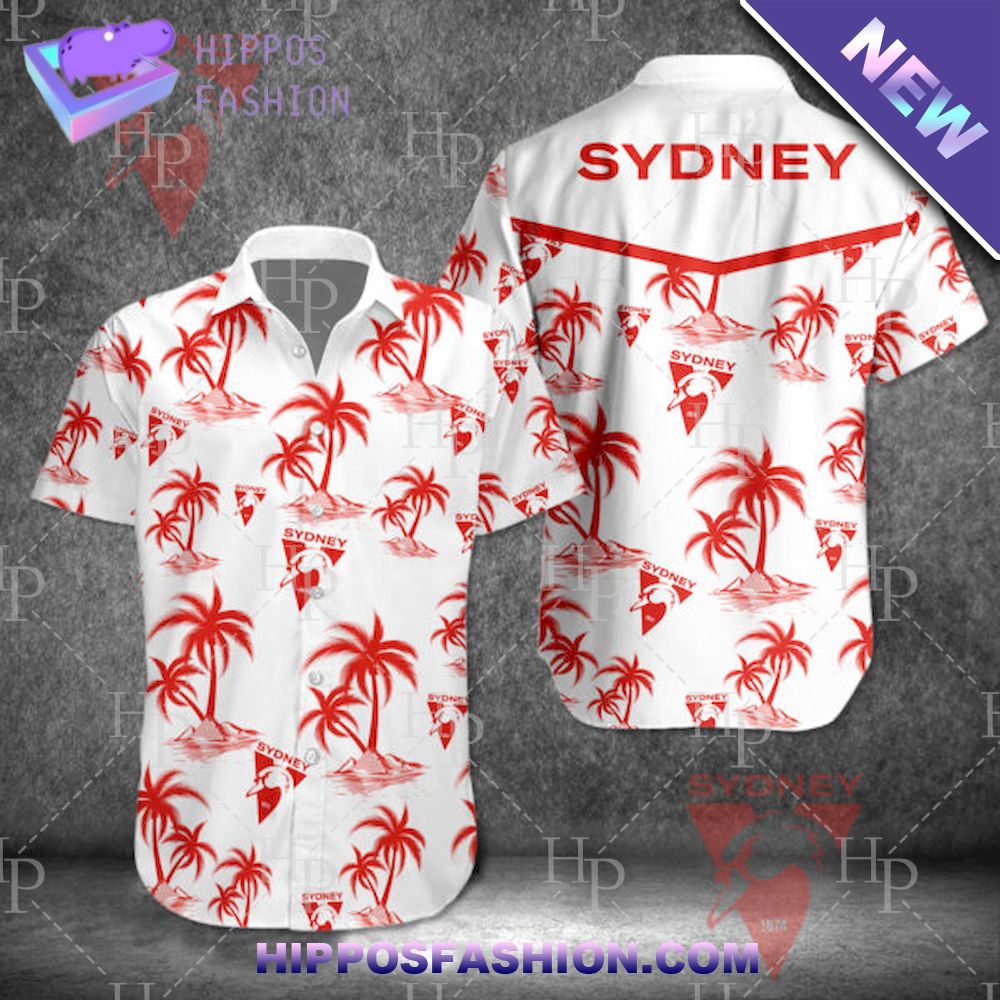 Sydney Swans FC Hawaiian Shirt
