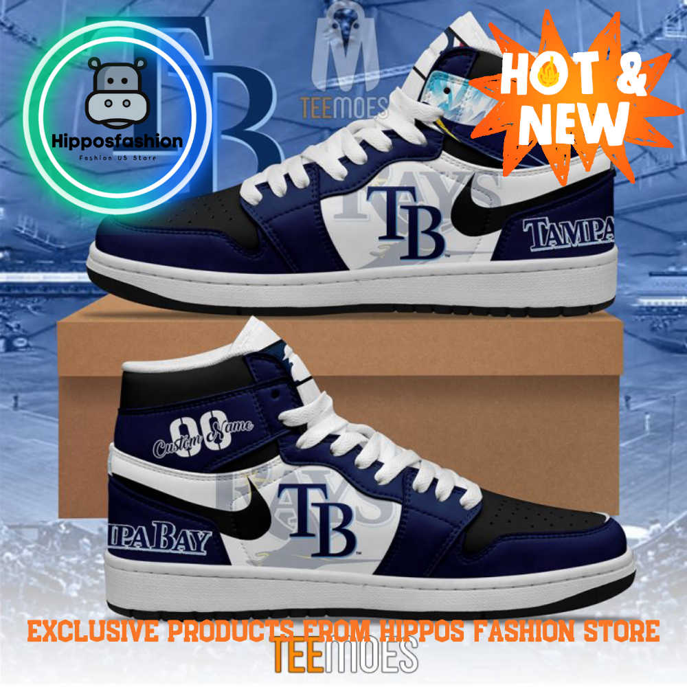 Tampa Bay Rays MLB Customized Air Jordan Sneakers Shoes dvz.jpg