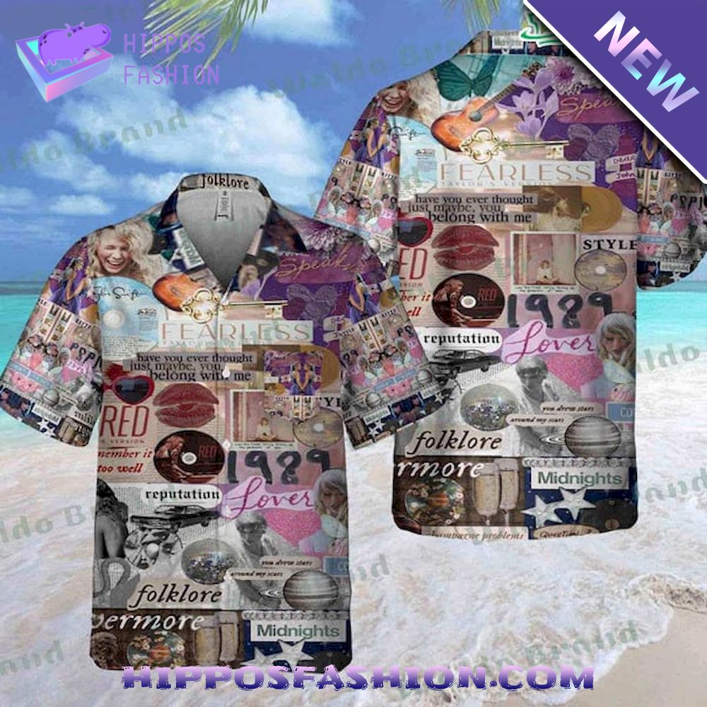 Taylor Swift 1989 Lover Hawaiian Shirt