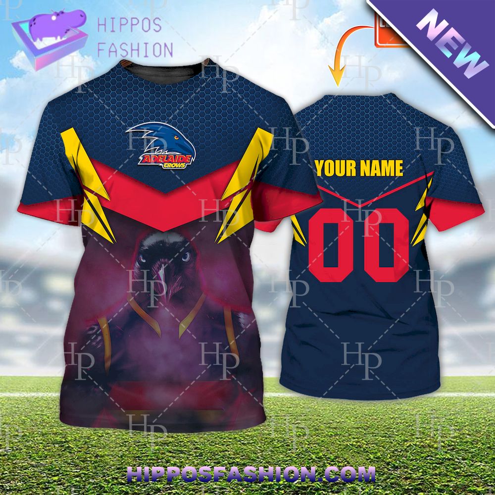 The Crows Adelaide AFL Personalized D Tshirt