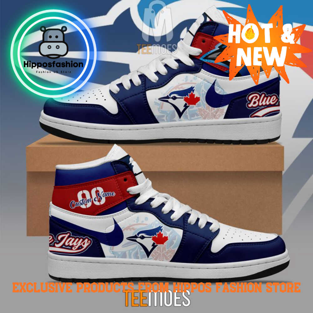 Toronto Blue Jays MLB Customized Air Jordan Sneakers Shoes cqeOm.jpg