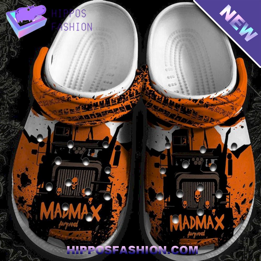 Trucker Skull Madmax Crocs Clogs Shoes