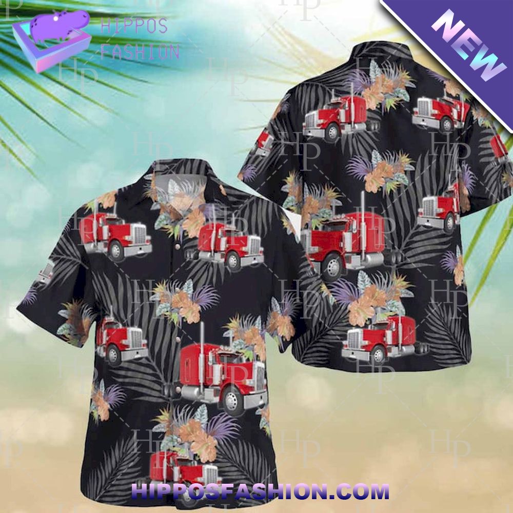 Trucker Summer Vibes Hawaiian Shirt