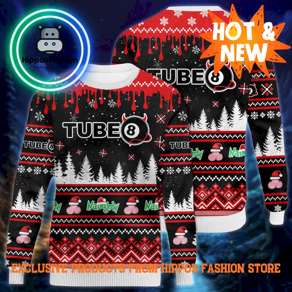 Tube Naughty Christmas Ugly Sweater