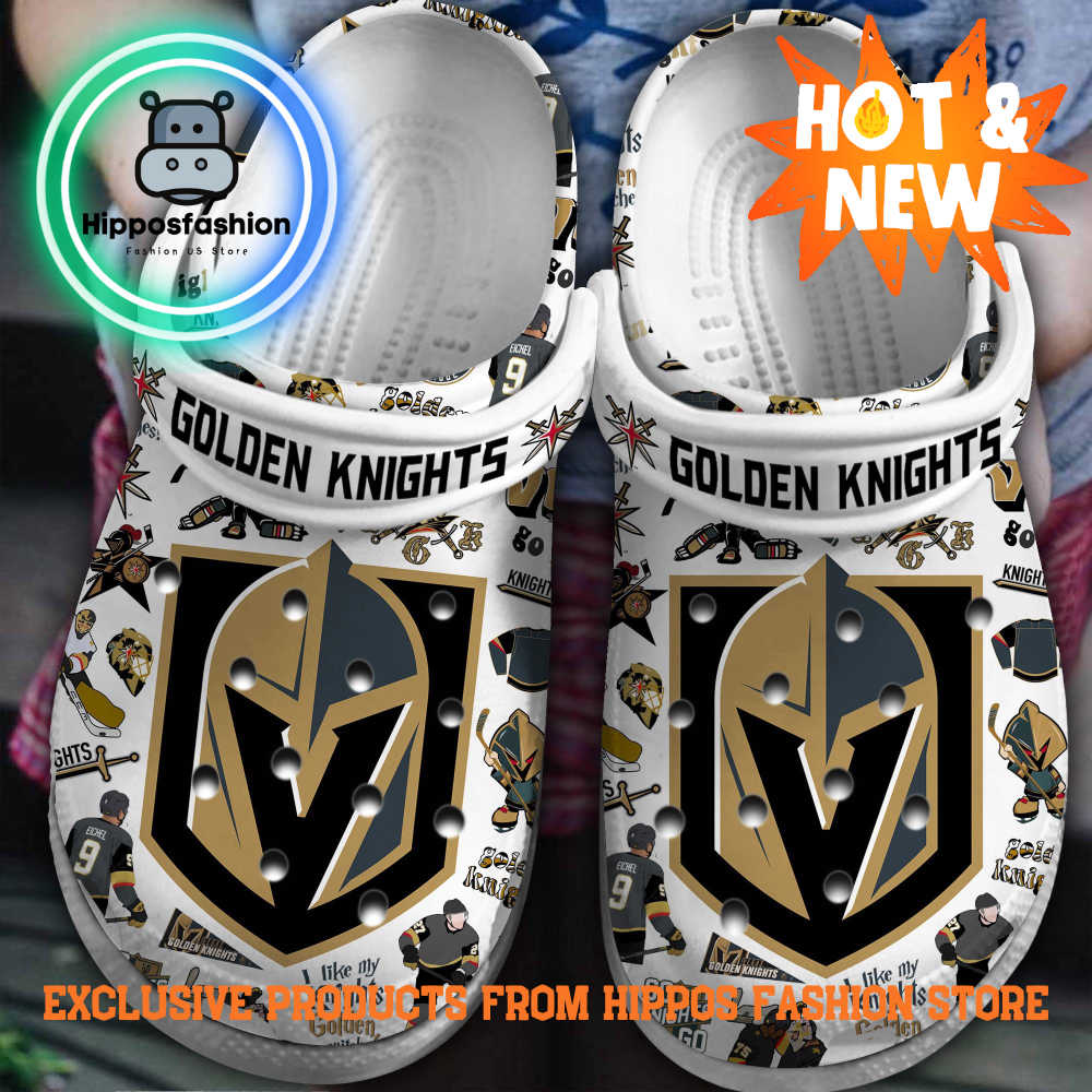 Vegas Golden Knights NHL Ice Hockey Team Crocs Shoes hpKVJ.jpg