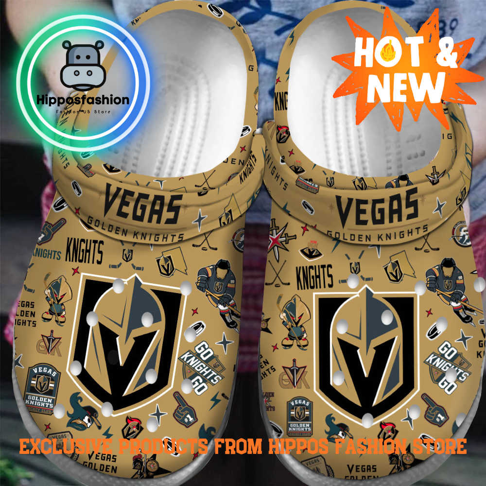 Vegas Golden Knights NHL Premium Crocs Shoes