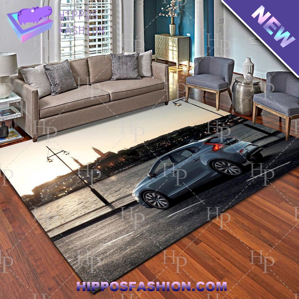 Volvo Logo Supercar Home Decor Rug Carpet