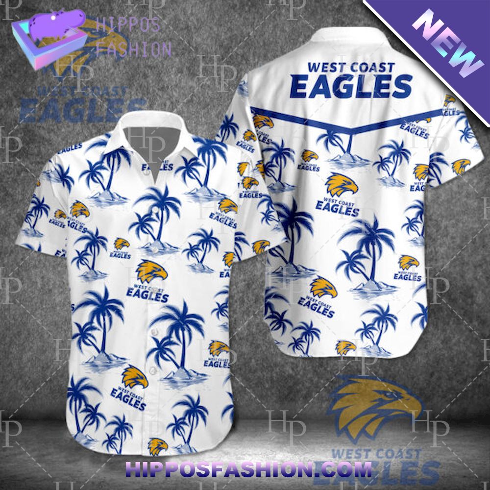 West Coast Eagles FC Hawaiian Shirt