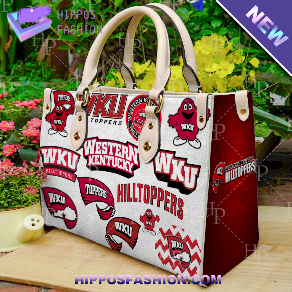 Western Kentucky Hilltoppers Leather Handbag
