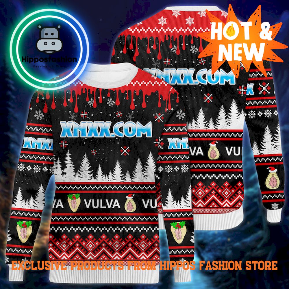 Xnxx Vulva Christmas Ugly Sweater