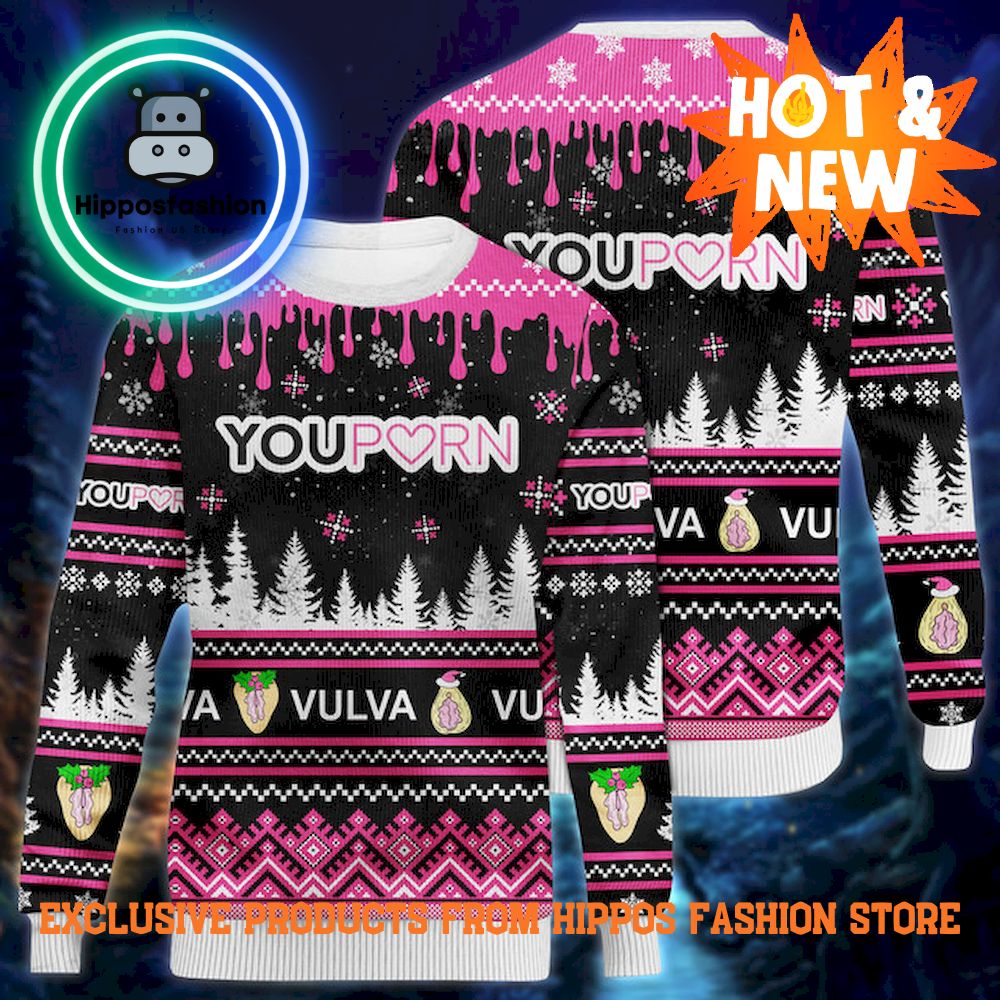 Youporn Vulva Christmas Ugly Sweater