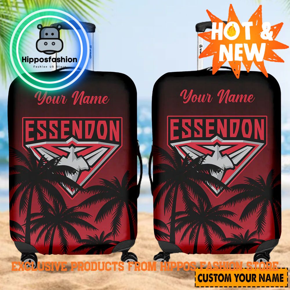 AFL Essendon Bombers Personalized Luggage Cover
