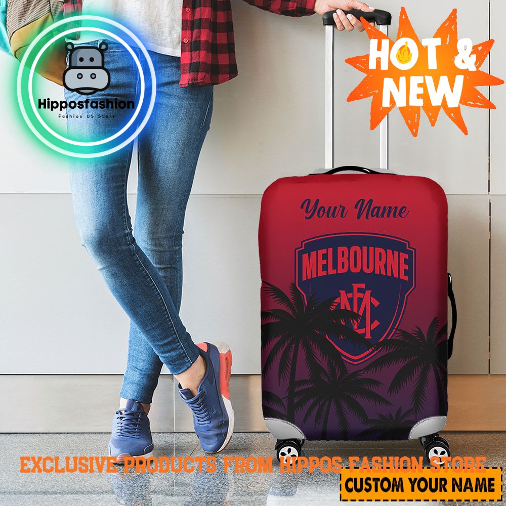 AFL Melbourne Demons Personalized Luggage Cover