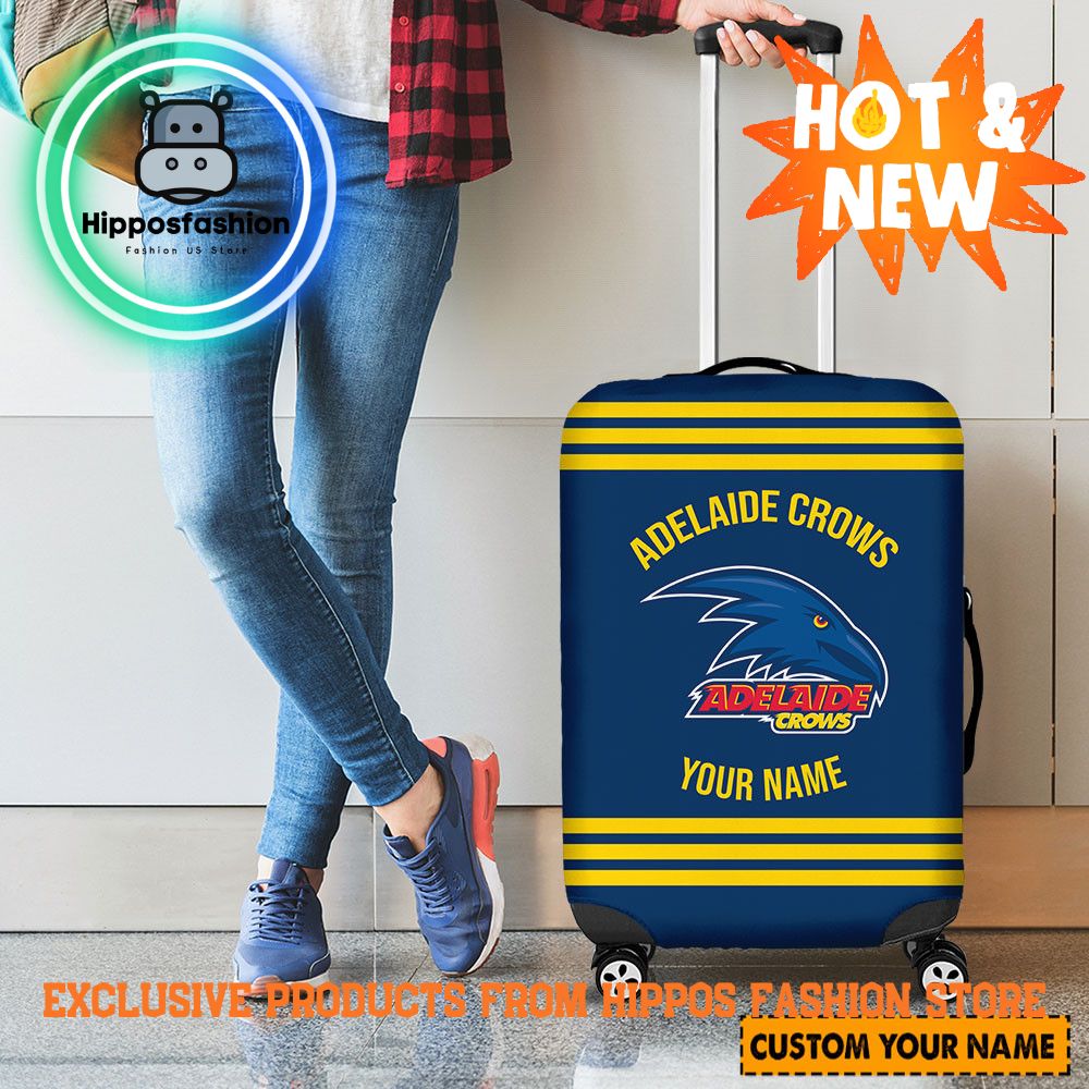 Adelaide Crows AFL Personalized Luggage Cover