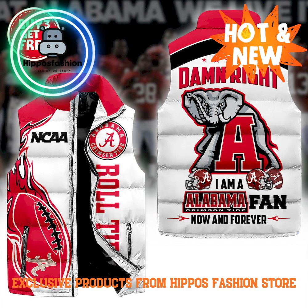 Alabama Crimson Tide NCAA Puffer Jacket