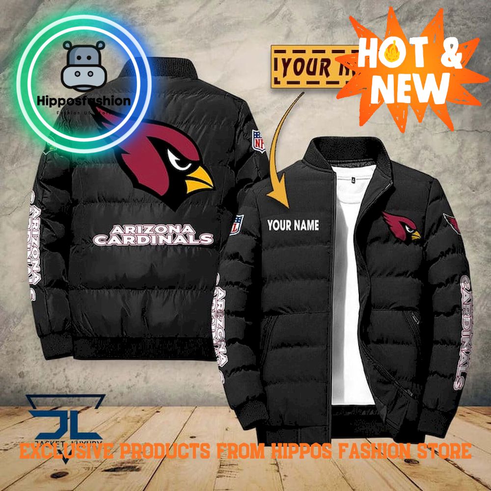 Arizona Cardinals NFL Personalized Puffer Jacket