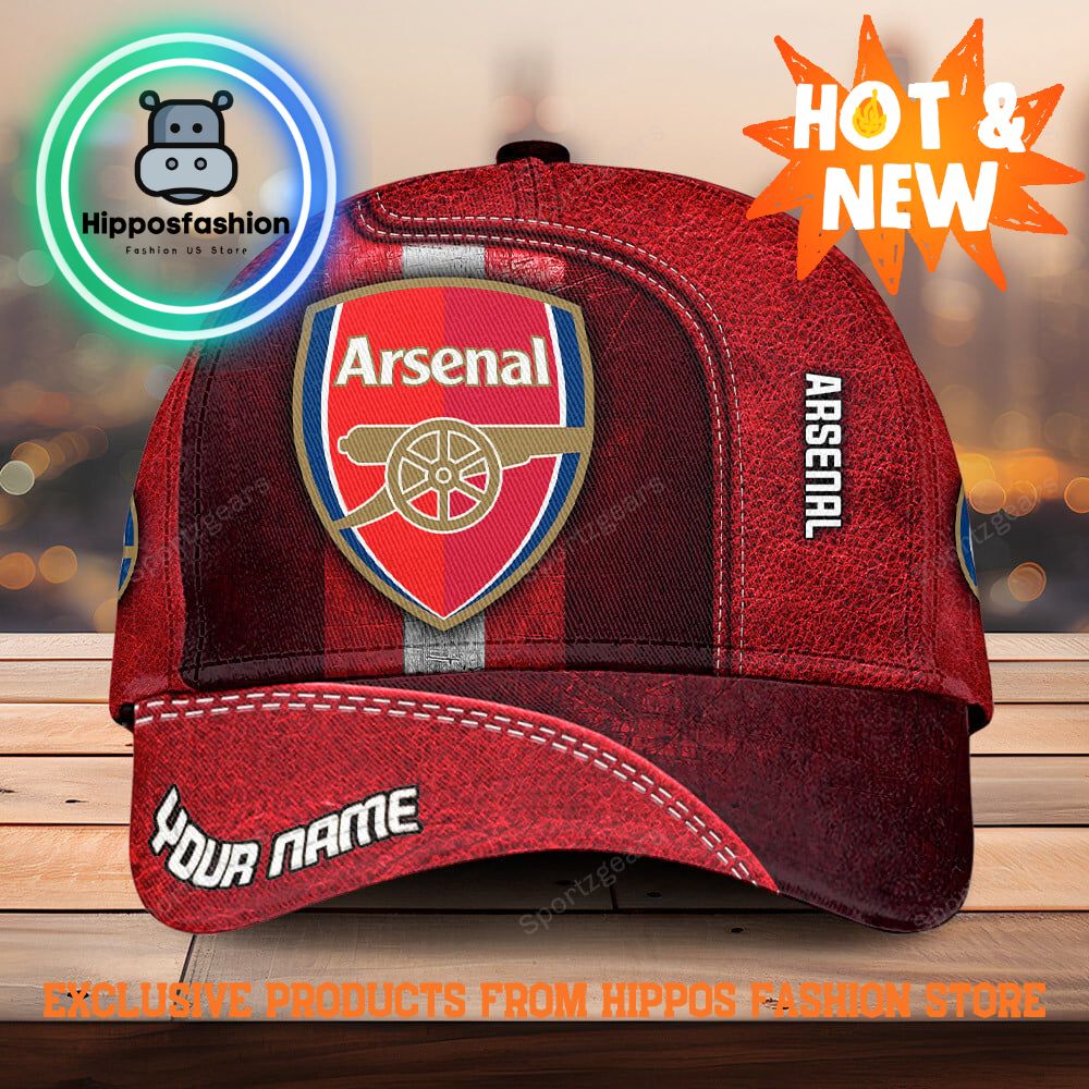 Arsenal EPL Stone Personalized Classic Cap jHz.jpg