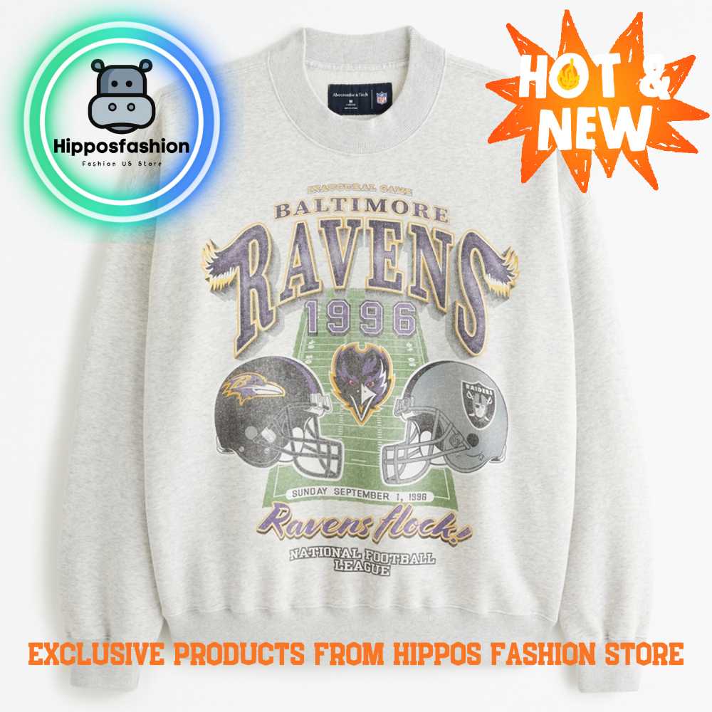 Baltimore Ravens Graphic Crew Sweatshirt