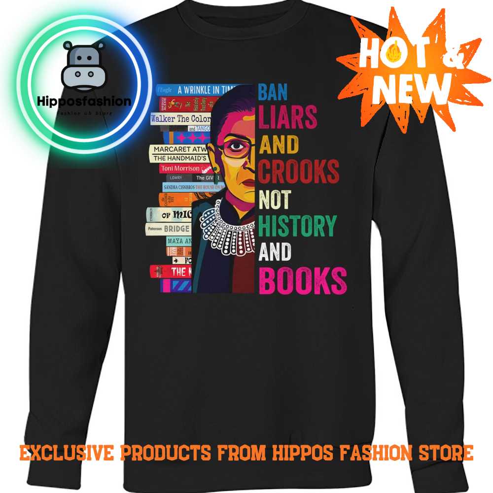 Ban Liars And Crooks Not History And Brooks Sweater