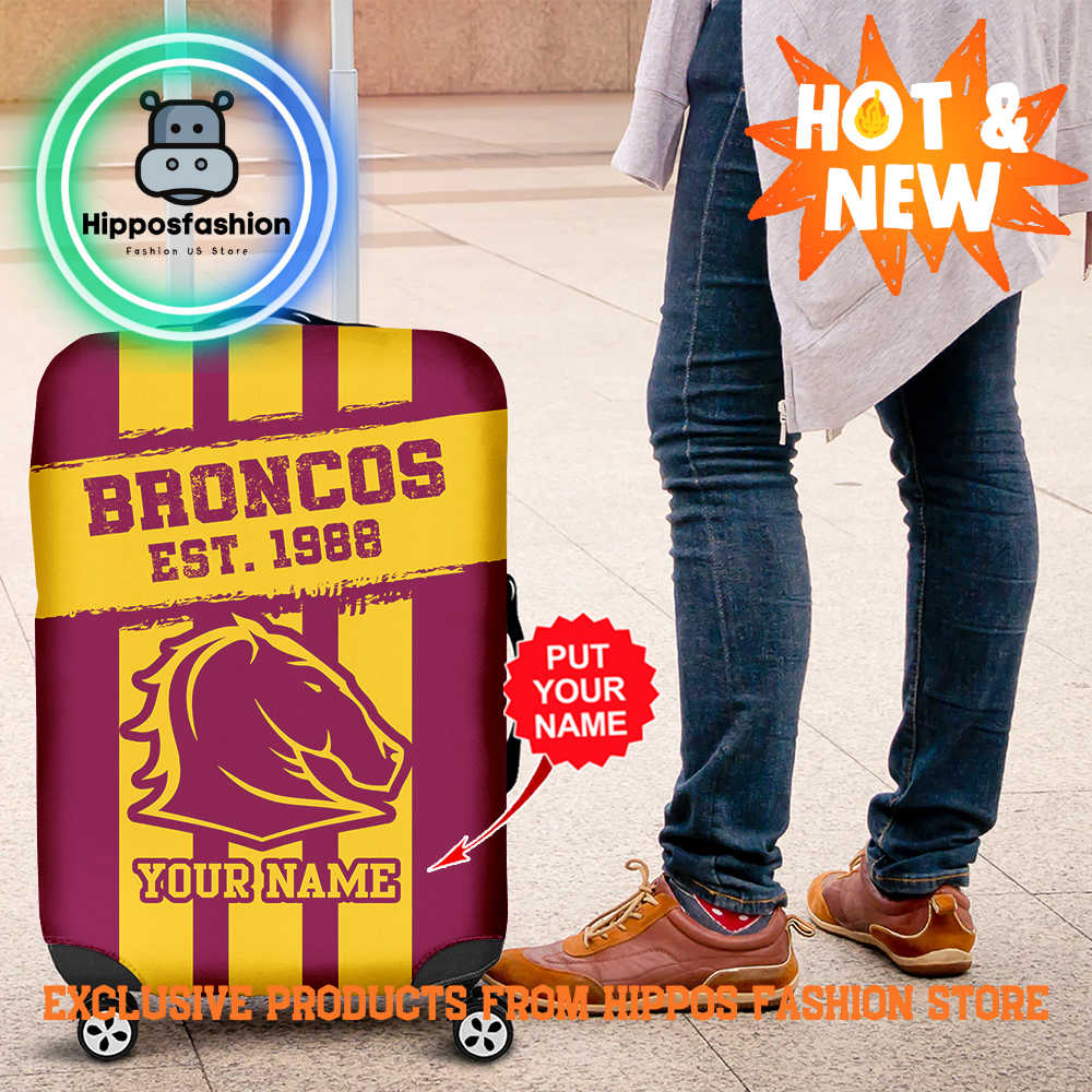 Brisbane Broncos 1988 Personalized Luggage Cover