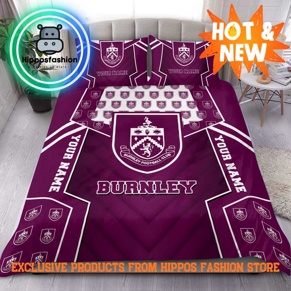 Burnley EPL Personalized Christmas Bedding Set
