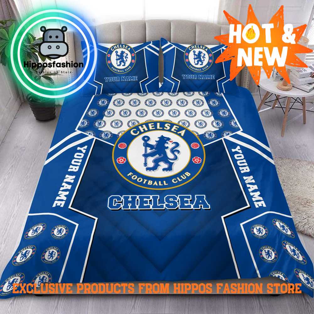Chelsea EPL Personalized Christmas Bedding Set