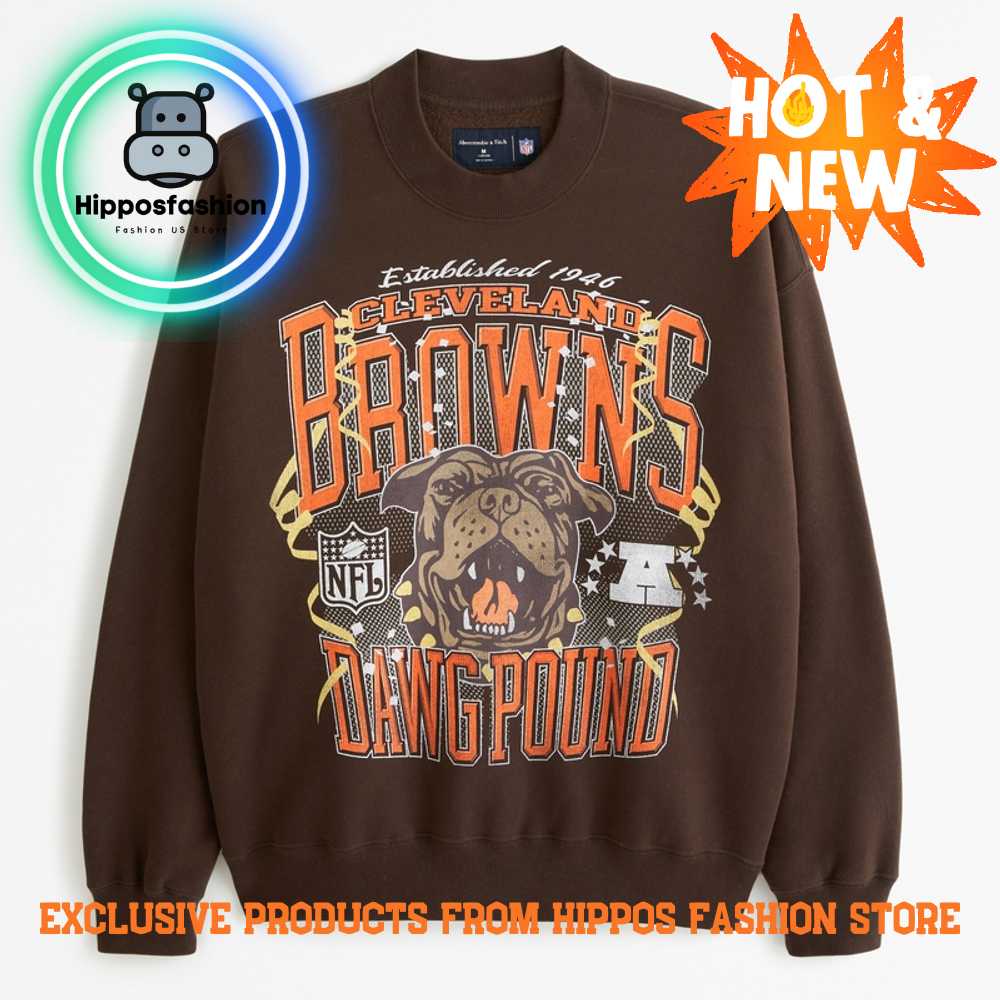 Cleveland Browns Graphic Crew Sweatshirt