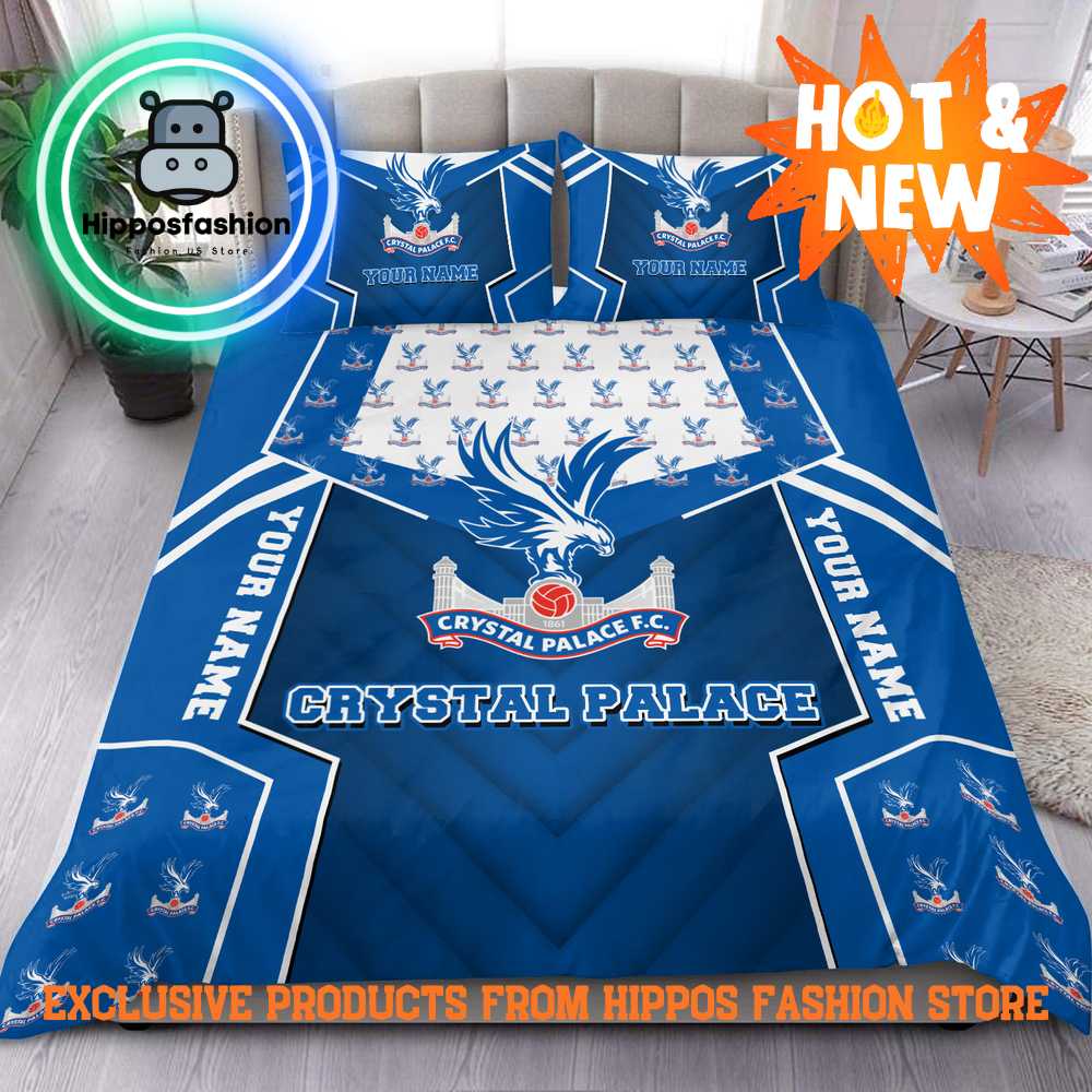 Crystal Palace EPL Personalized Christmas Bedding Set