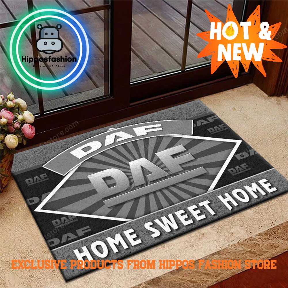 DAF Truck Home Sweet Home Rug Carpet