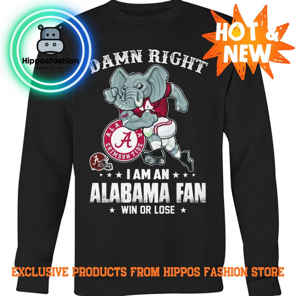 Damn Right Im A Alabama Fan Sweater