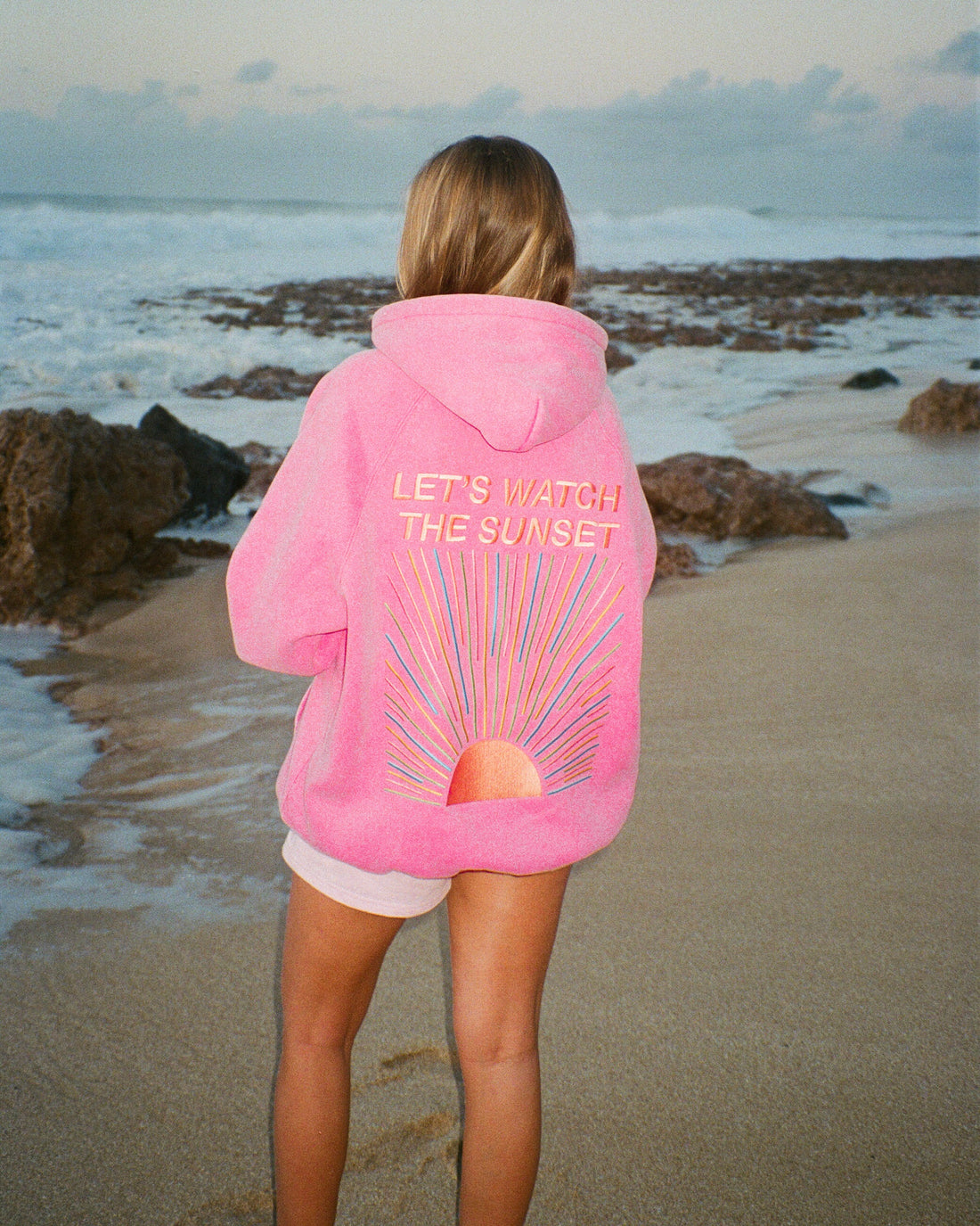 Dandy Let's Watch the Sunset Oversized Hoodie Vintage