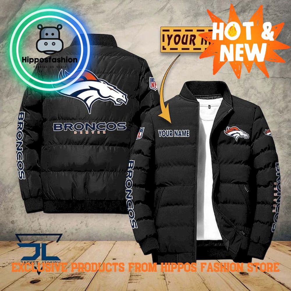 Denver Broncos NFL Personalized Puffer Jacket