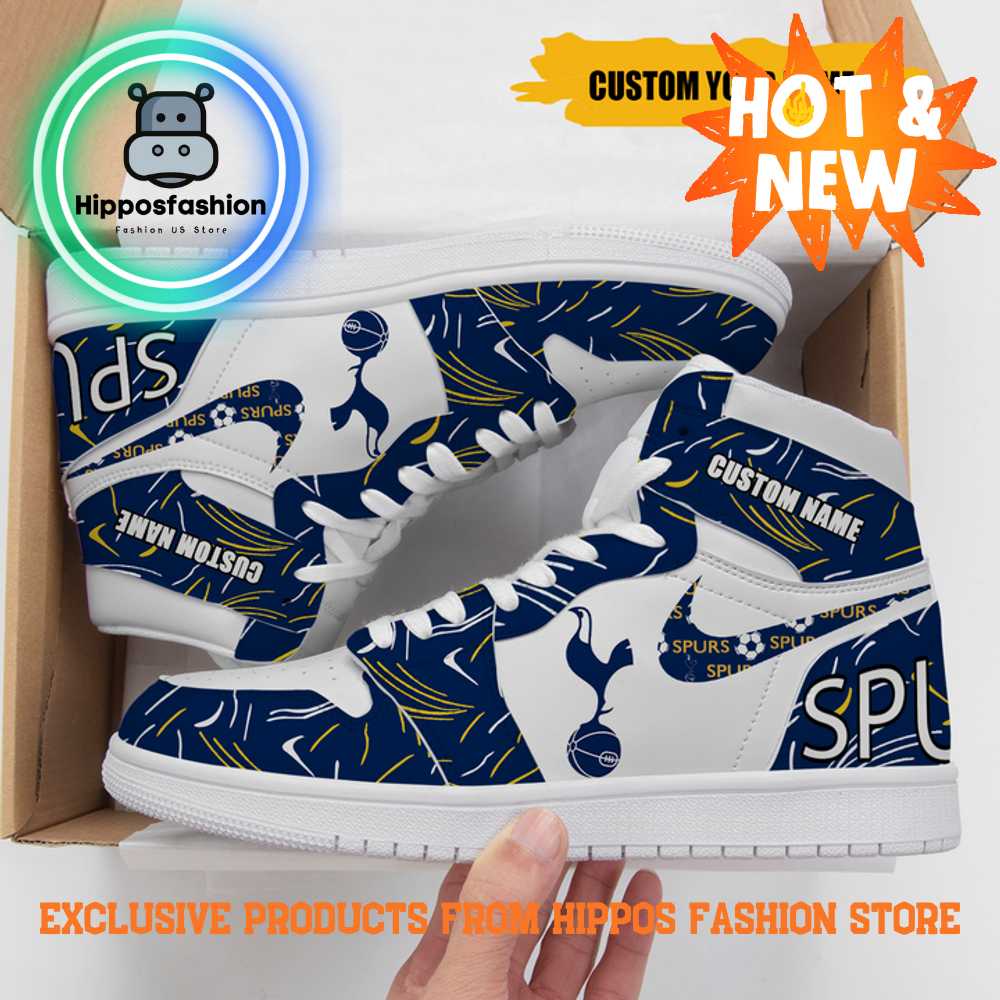 EPL Tottenham Hotspur FC Premium Personalized Air Jordan 1 Sneakers