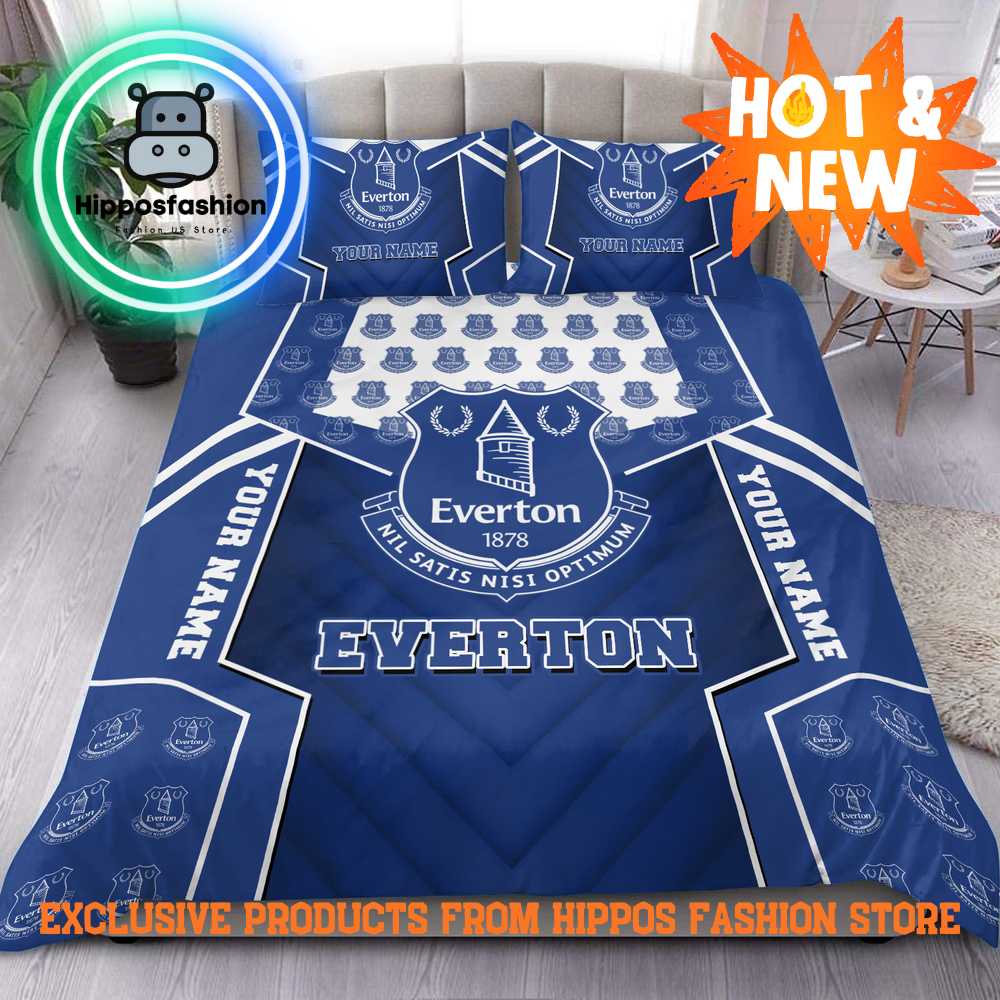 Everton EPL Personalized Christmas Bedding Set