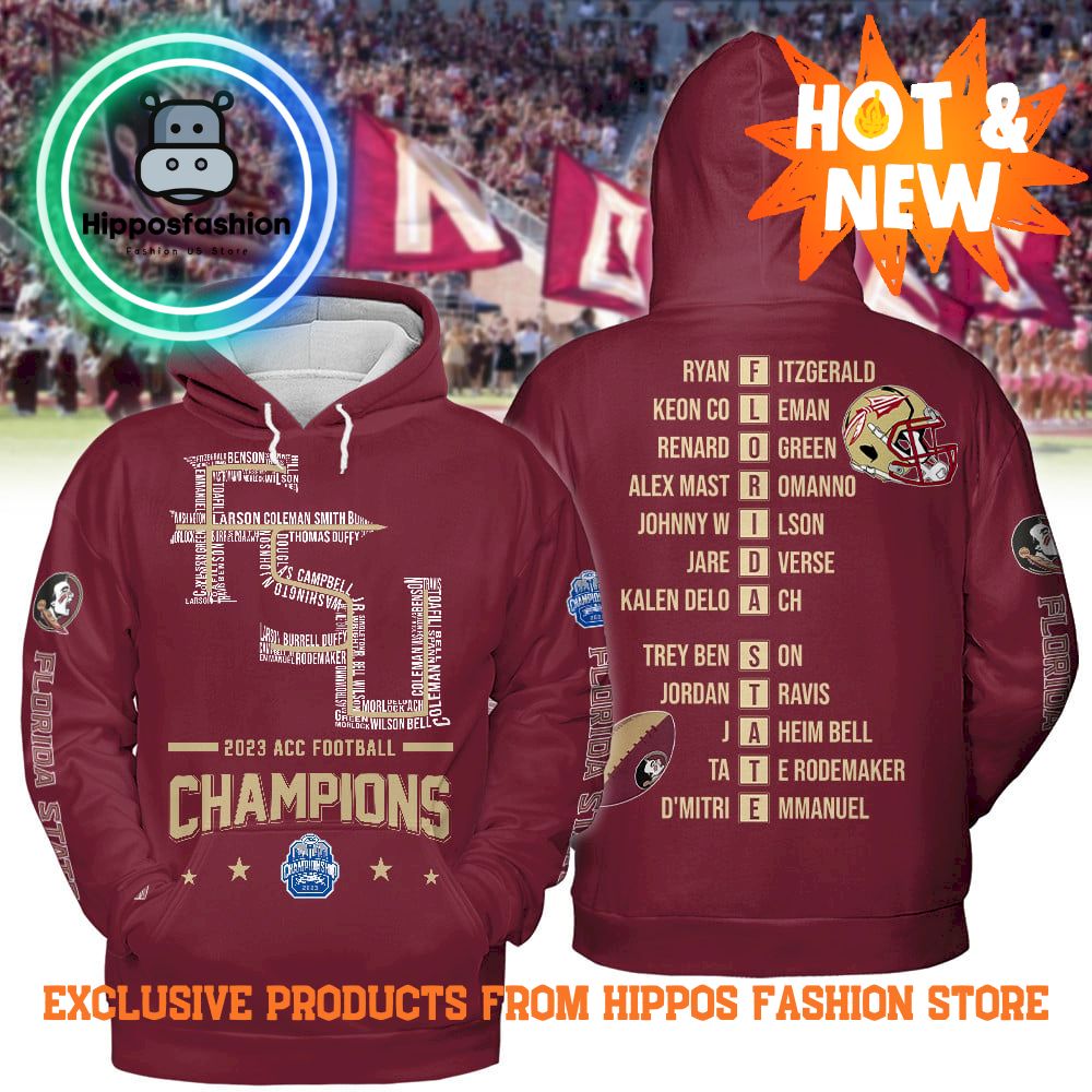 Florida State Acc Football Champions Hoodie