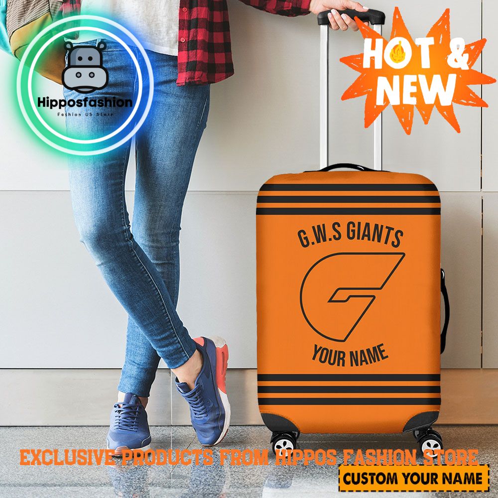 GWS Giants AFL Personalized Luggage Cover