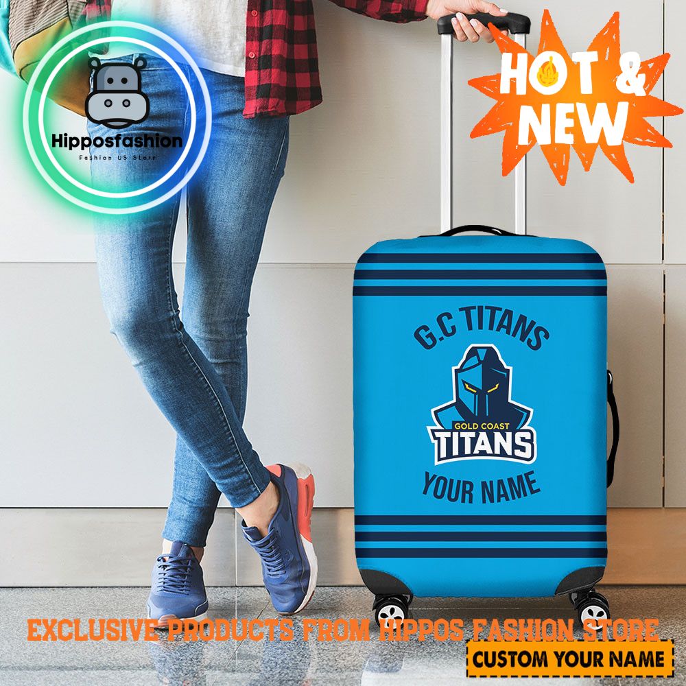 Gold Coast Titans Personalized Luggage Cover teum.jpg