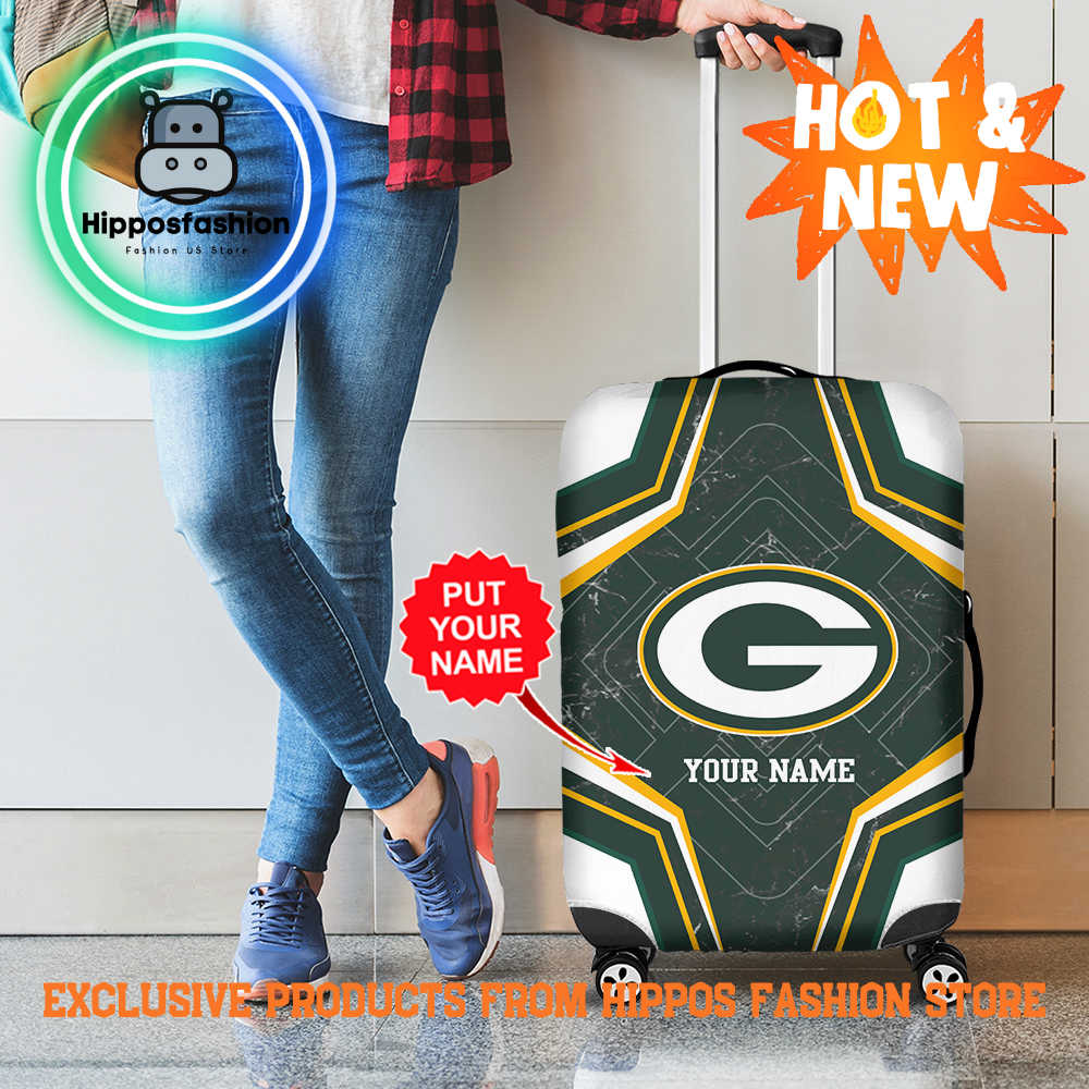 Green Bay Packers Personalized Luggage Cover