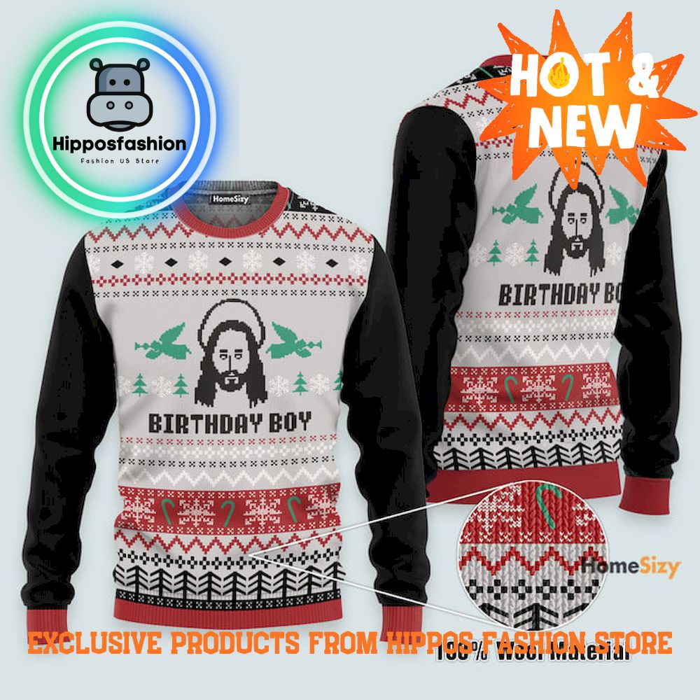 Jesuss Birthday Christmas Sweater
