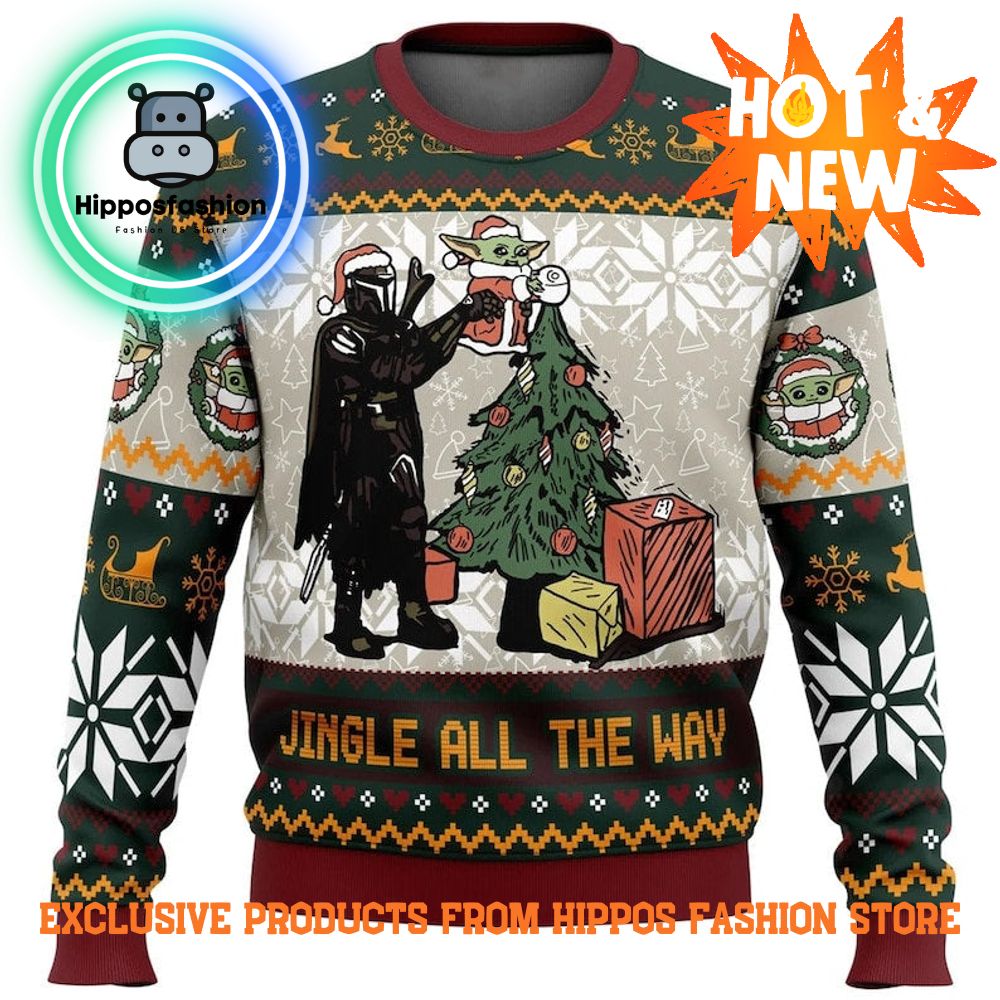 Jungle All The Way Ugly Christmas Sweater bmb.jpg