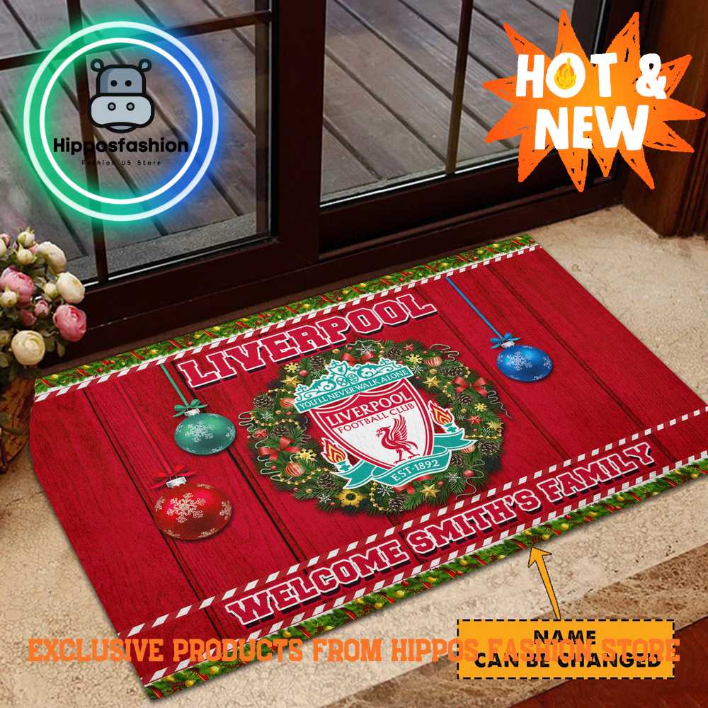 Liverpool Christmas Personalized Rug Carpet For Fan