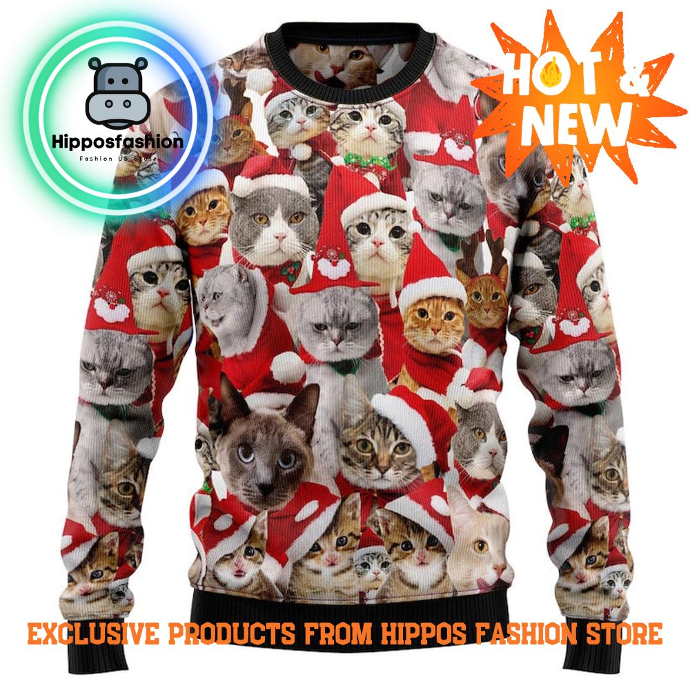Lovely Cats Ugly Christmas Sweater