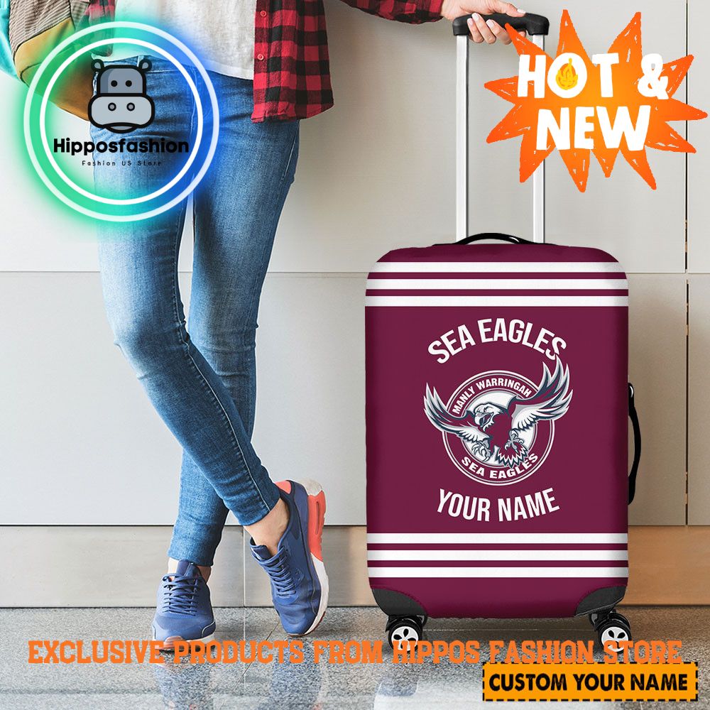 Manly Warringah Sea Eagles Personalized Luggage Cover KRVfI.jpg