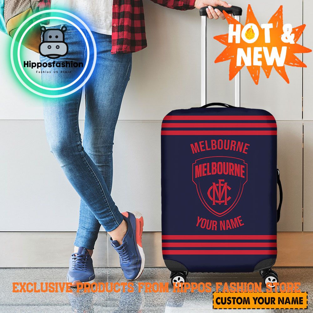 Melbourne Demons AFL Personalized Luggage Cover