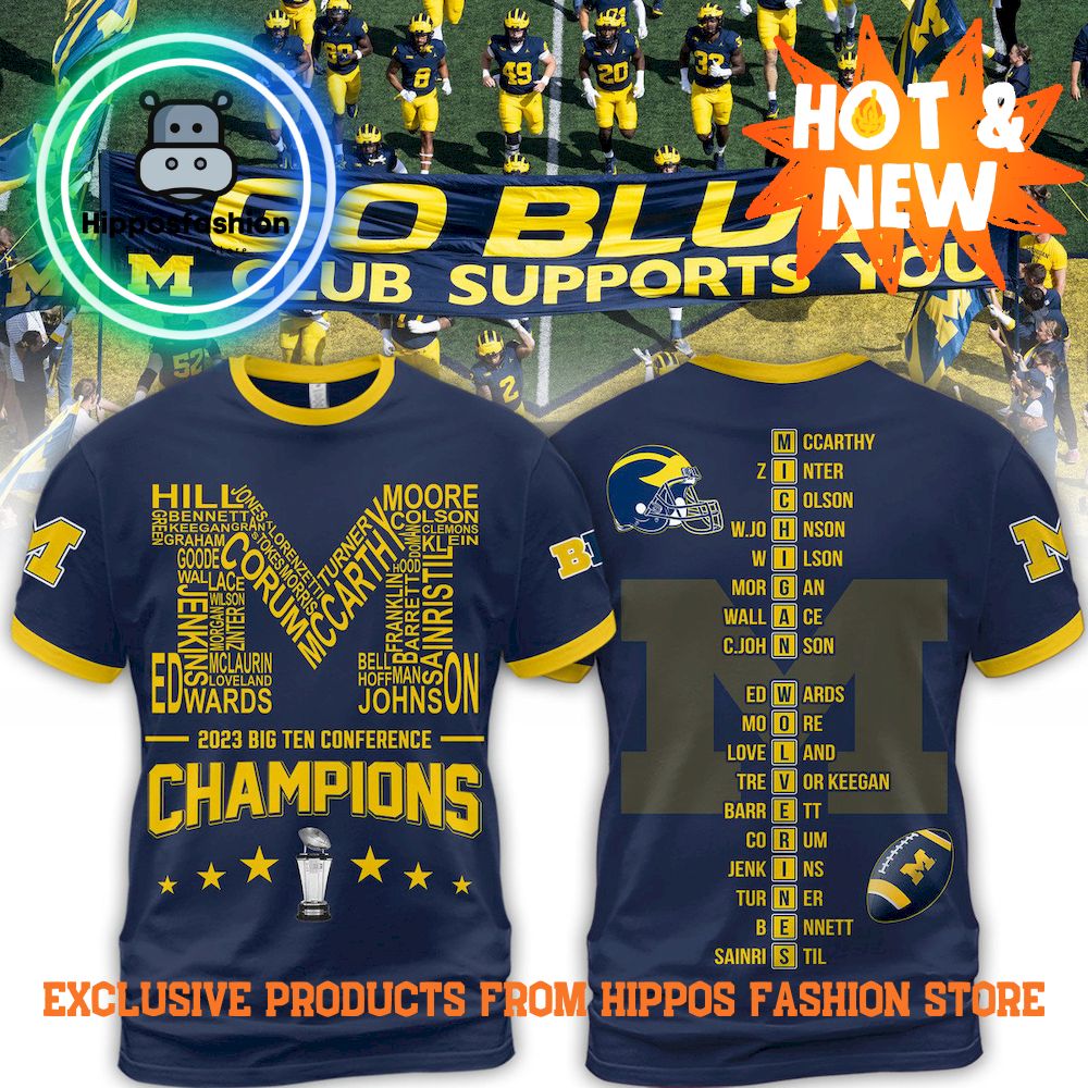 Michigan Wolverines NCAA Team Champions 2023 T-Shirt