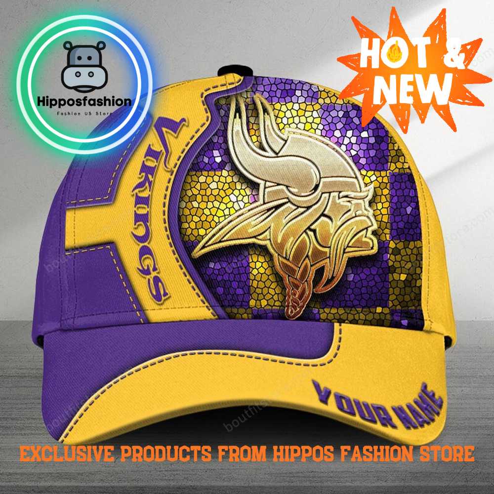 Minnesota Vikings NFL Team Personalized Classic Cap