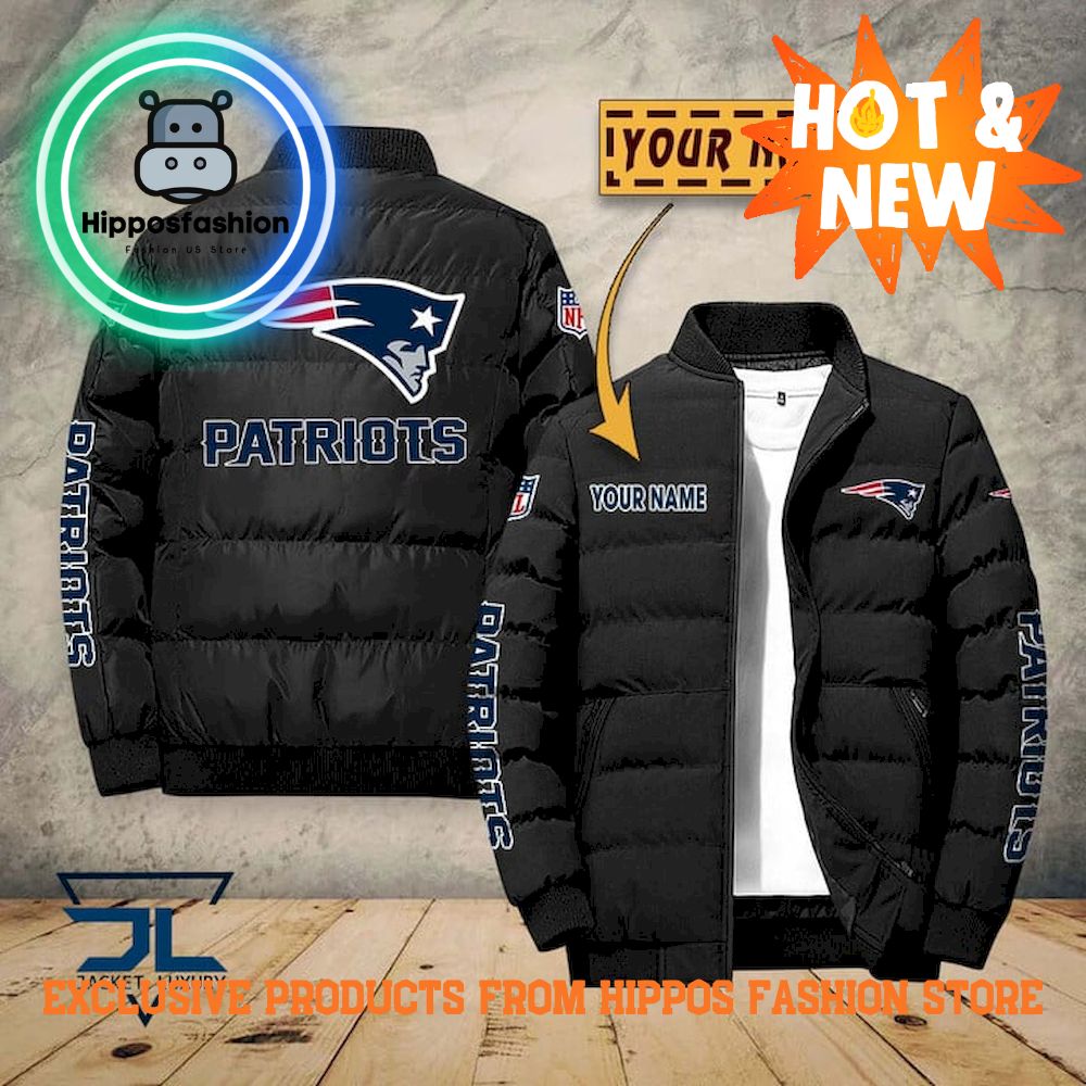 New England Patriots NFL Personalized Puffer Jacket
